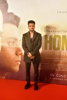Vishal Jethwa snapped at the Homebound press conference