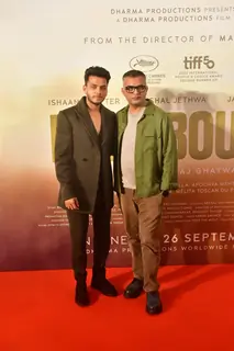Vishal Jethwa and Neeraj Ghaywan snapped at the Homebound press conference
