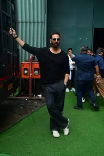 Akshay Kumar snapped promoting Jolly LLB 3