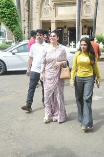 Tanishaa Mukerji snapped at the medical camp organized by the Bhamla Foundation at St. Peter’s Church Ground, Bandra