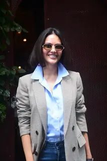 Esha Gupta spotted outside salon in Bandra