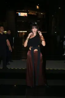 Nora Fatehi snapped at the launch of the new song ‘Dilbar Ki Aankhon Ka’