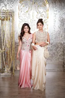Shamita Shetty and Shilpa Shetty attend Manish Malhotra’s Diwali party