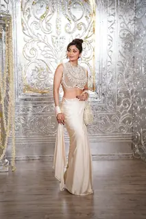 Shilpa Shetty attends Manish Malhotra’s Diwali party