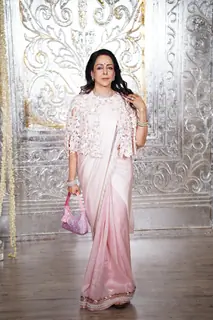 Hema Malini attends Manish Malhotra’s Diwali party