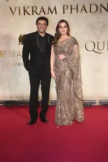 Samir Soni and Neelam Kothari attend Vikram Phadnis’ 35 Years anniversary celebration