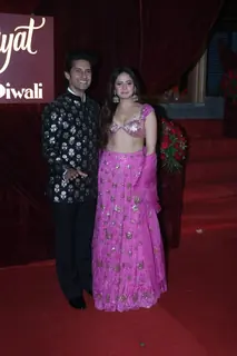 Sargun Mehta and Ravi Dubey  attend the Deewaniyat Ki Diwali bash