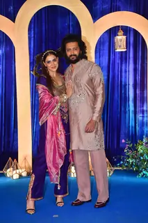 Genelia Deshmukh and Riteish Deshmukh snapped at EMMAY Entertainment’s Diwali party