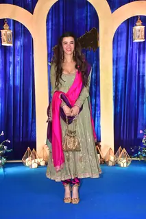 Saba Azad snapped at EMMAY Entertainment’s Diwali party