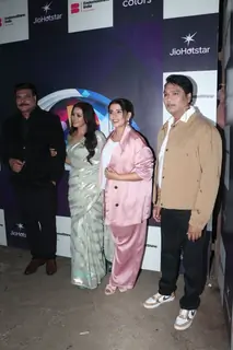 Dayanand Shetty, Sonali Kulkarni, Aditya Srivastava and Barkha Bisht  spotted on the set of Bigg Boss 19