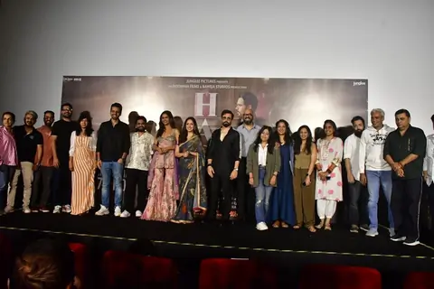 Celebrities snapped at 'Haq' trailer launch
