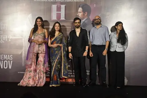 Celebrities snapped at 'Haq' trailer launch