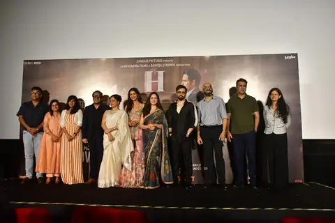 Celebrities snapped at 'Haq' trailer launch