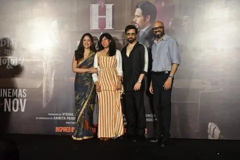 Celebrities snapped at 'Haq' trailer launch