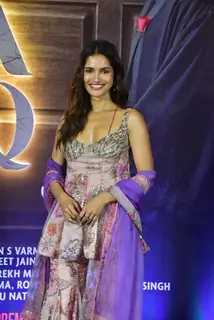 Vartika Singh snapped at 'Haq' trailer launch