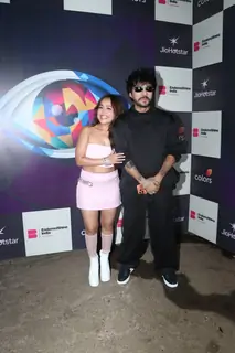 Neha Kakkar and Tony Kakkar snapped on the sets of Bigg Boss 19