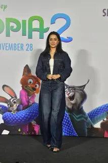 Shraddha Kapoor at Zootopia 2 Hindi voice launch