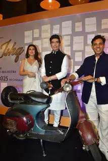 Manish Malhotra, Vijay Varma and Fatima Sana Shaikh snapped at 'Gustaakh Ishq' Trailer Launch