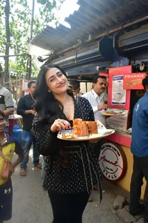Dhanashree Verma snapped in Juhu