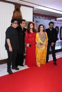 Farah Khan, Sajid Khan, Karan Johar and Maheep Kapoor snapped at the premiere of 120 Bahadur