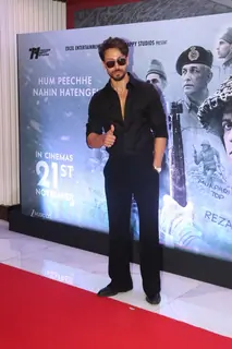 Tiger Shroff snapped at the premiere of 120 Bahadur