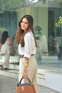 Malavika Mohanan snapped in Andheri