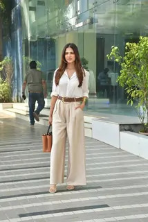 Malavika Mohanan snapped in Andheri