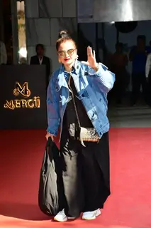 Rekha snapped at Helen's Birthday party