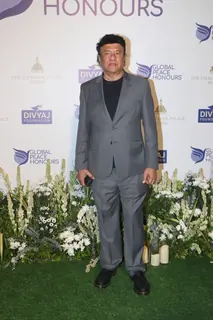 Anu Malik snapped attending the walk of Honour at the Global Peace Honours 2025