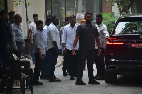 Ajay Devgn snapped at Sunny Deol’s house in Juhu