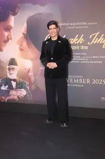 Manish Malhotra snapped at the premiere of Gustaakh Ishq