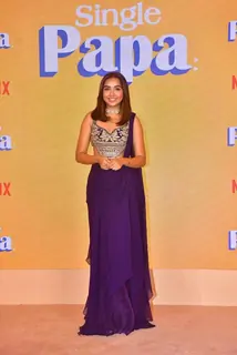 Prajakta Koli grace the trailer launch of Single Papa