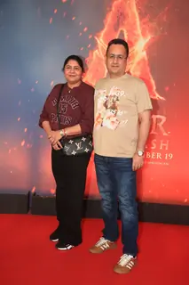 Vinod Bhanushali  snapped at the premiere of Avatar: Fire and Ash