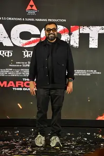 Anurag Kashyap snapped at the teaser launch of Dacoit