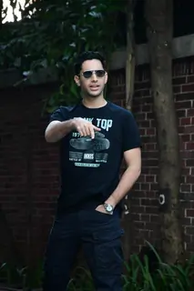 Agastya Nanda snapped promoting their upcoming movie 'Ikkis'