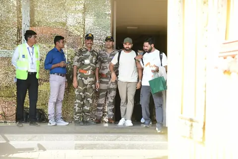 Rohit Sharma snapped at Kalina Airport