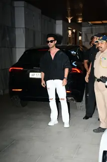 Aayush Sharma snapped at Sohail Khan's Birthday Bash in Bandra