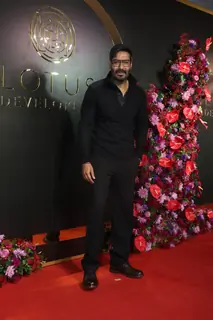 Ajay Devgn snapped at Anand Pandit’s birthday bash
