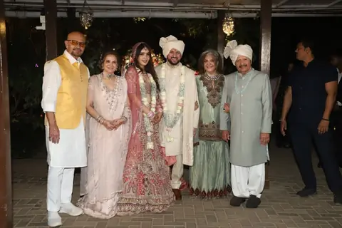 Rajesh Roshan and Rakesh Roshan attend Eshaan Roshan’s wedding function