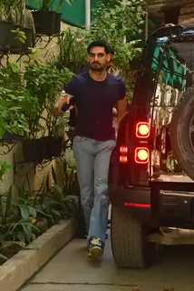 Ahan Shetty snapped in Juhu