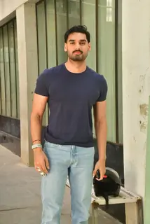 Ahan Shetty snapped in Juhu