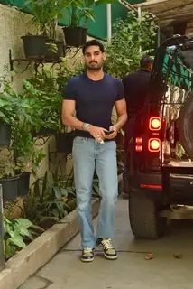 Ahan Shetty snapped in Juhu