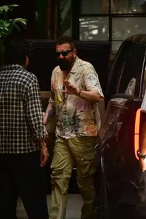 Sanjay Dutt snapped in Juhu