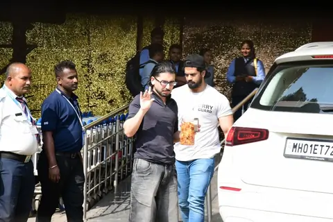 Orry snapped at Kalina Airport