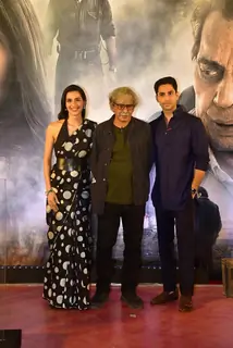Sriram Raghavan, Agastya Nanda and Simar Bhatia attend special screening of Ikkis