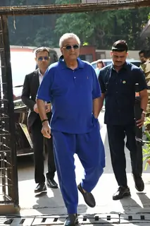 Boney Kapoor snapped at voting centre