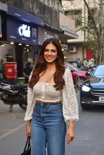 Malavika Mohanan snapped in Andheri