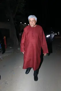 Javed Akhtar snapped in Juhu