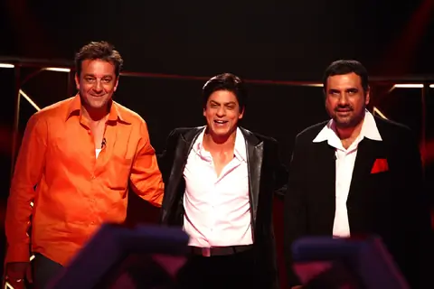 Sanjay Dutt and Boman Irani on KAUN BANEGA CROREPATI