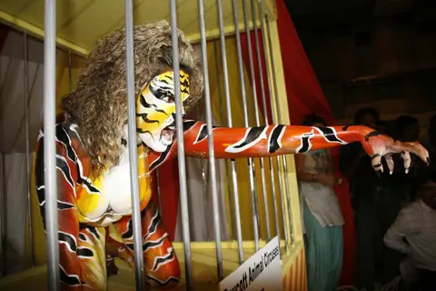 Rakhi Sawant for PETA